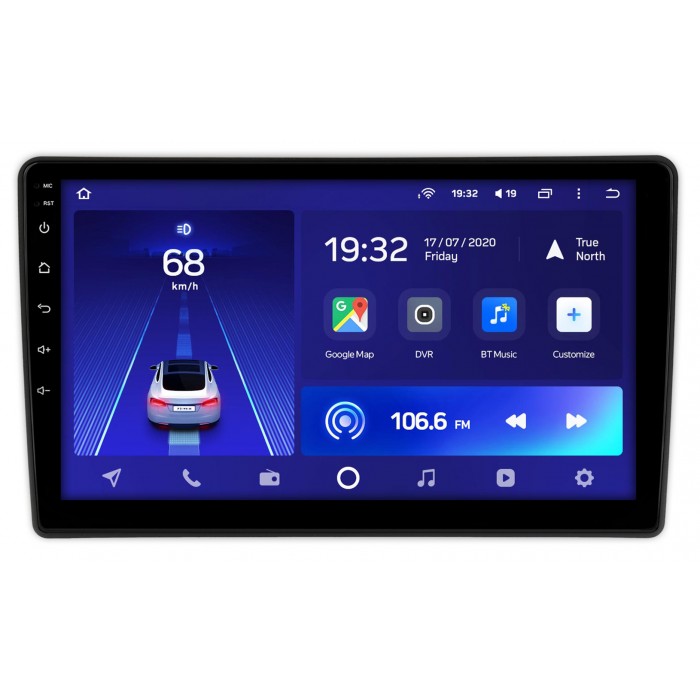 Штатная магнитола Ford Fiesta (Mk7) (2017-2022) Teyes CC2L PLUS 10 дюймов 1/16 RM-10-2525 на Android 8.1 (DSP, IPS, AHD)