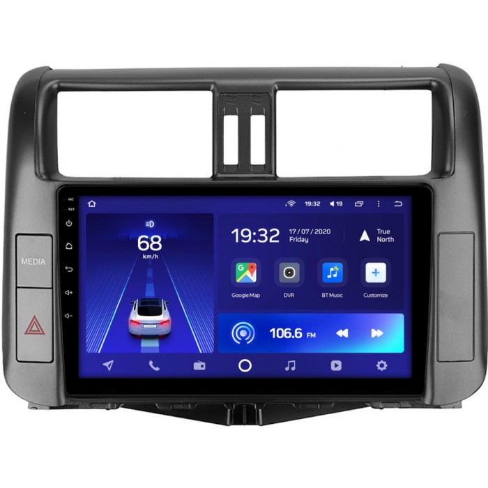 Штатная магнитола Toyota LC Prado 150 2009-2013 (для авто с круговым обзором) Teyes CC2L PLUS 9 дюймов 1/16 RM-9-2750 на Android 8.1 (DSP, IPS, AHD)