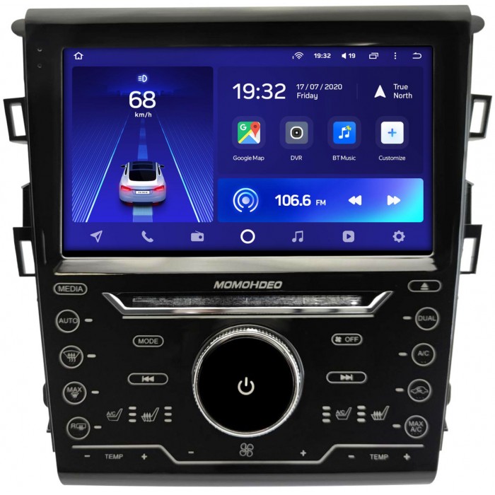 Штатная магнитола Ford Mondeo V 2014-2022, Fusion II (North America) 2012-2016 (Тип 2) авто с камерой Teyes CC2L PLUS 9 дюймов 1/16 RM-9-4088 на Android 8.1 (DSP, IPS, AHD)