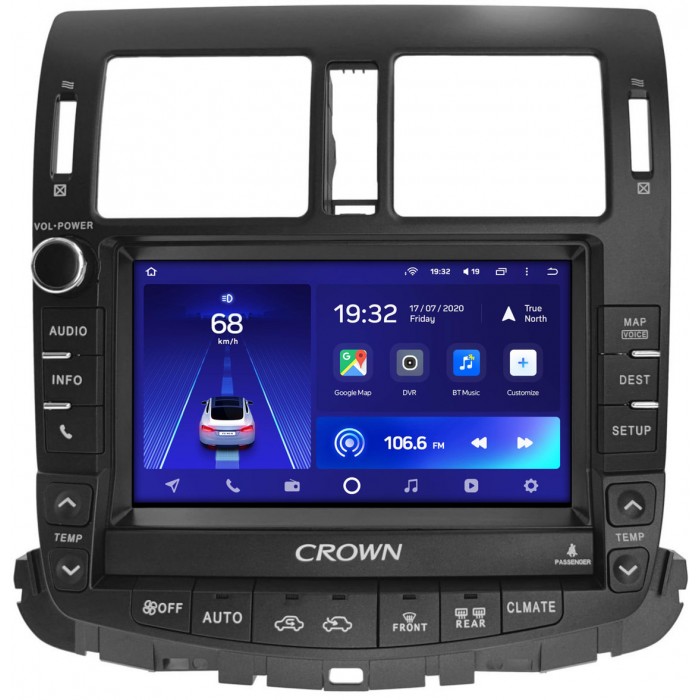 Штатная магнитола Toyota Crown (S200) (2008-2012) (Для авто c монитором и 6 CD) Teyes CC2L PLUS 9 дюймов 1/16 RM-9-5377 на Android 8.1 (DSP, IPS, AHD)