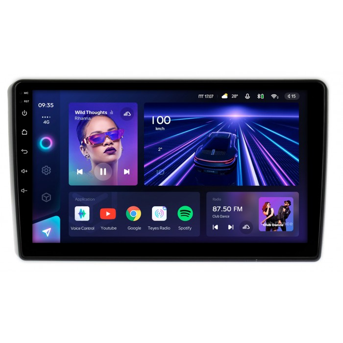 Штатная магнитола Mitsubishi Outlander I 2002-2008 Teyes CC3 2K 10.36 дюймов 6/128 RM-10-1207 на Android 10 (4G-SIM, DSP, QLed)