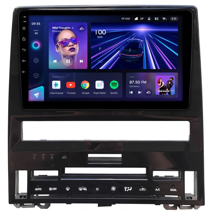 Штатная магнитола Toyota Avalon 5 (2018-2022) Teyes CC3 10 дюймов 6/128 RM-10-1381 на Android 10 (4G-SIM, DSP, QLed)