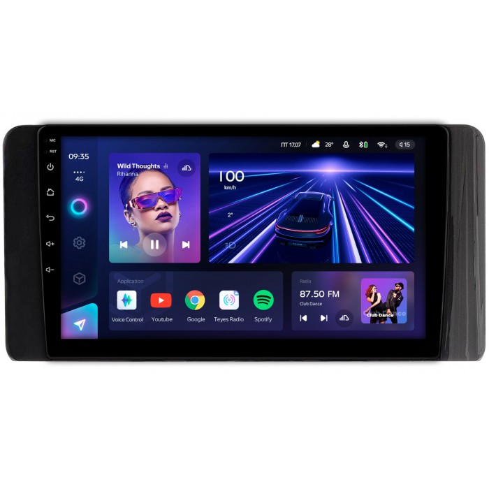 Штатная магнитола Volkswagen Polo 6 2020-2022 Teyes CC3 2K 10.36 дюймов 6/128 RM-10-1400 на Android 10 (4G-SIM, DSP, QLed)