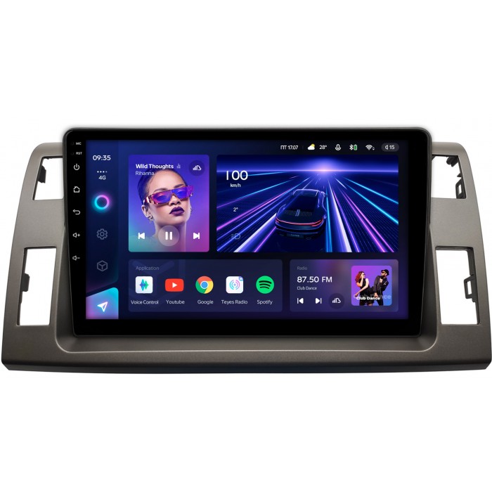 Штатная магнитола Toyota Estima 3, Previa 3 (XR50) (2006-2019) Teyes CC3 10 дюймов 6/128 RM-10-594 на Android 10 (4G-SIM, DSP, QLed)
