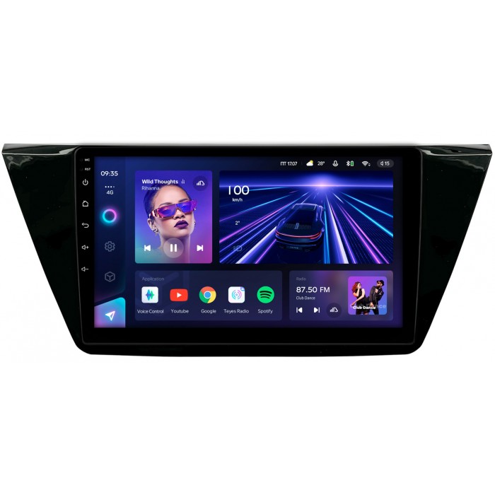 Штатная магнитола Volkswagen Touran 3 (2015-2022) (глянец) Teyes CC3 10 дюймов 6/128 RM-10-661 на Android 10 (4G-SIM, DSP, QLed)