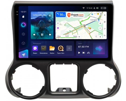 Jeep Wrangler III (JK) 2011-2018 Teyes CC3 2K 10.36 дюймов 3/32 RM-10-009 на Android 10 (4G-SIM, DSP, QLed)