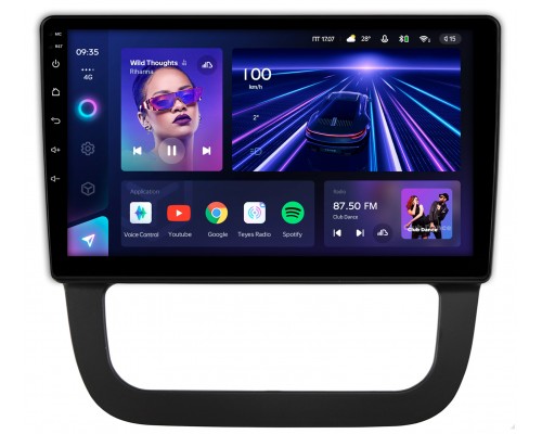 Volkswagen Jetta 2005-2011 (с климат-контролем) Teyes CC3 2K 10.36 дюймов 3/32 RM-10-1681 на Android 10 (4G-SIM, DSP, QLed)
