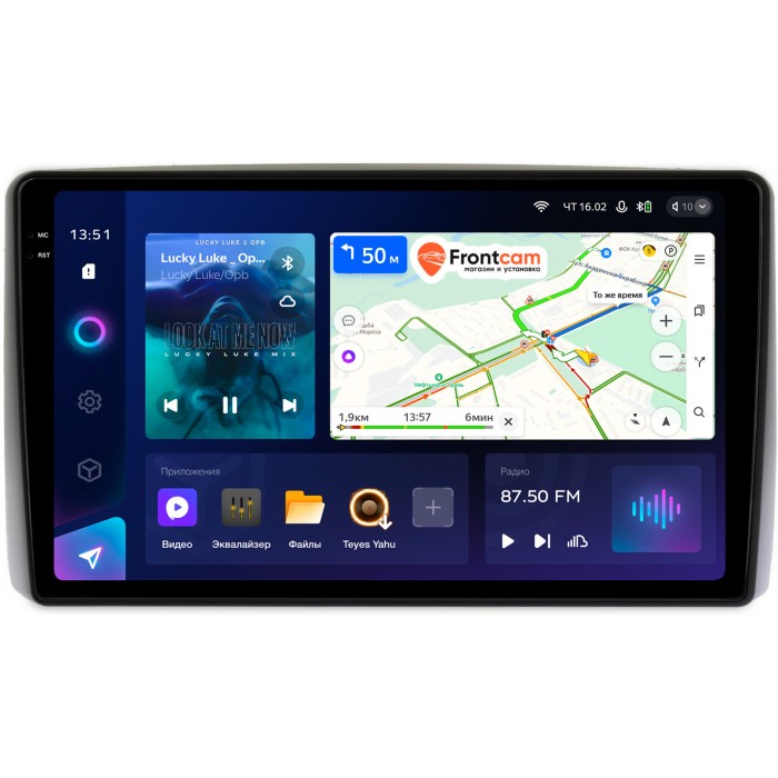 Штатная магнитола Toyota Noah, Voxy 2001-2017 Teyes CC3 2K 10.36 дюймов 3/32 RM-10-246 на Android 10 (4G-SIM, DSP, QLed)