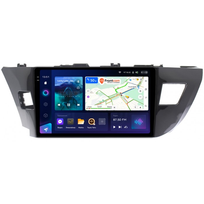 Штатная магнитола Toyota Corolla 11 (2012-2016) Teyes CC3 2K 10.36 дюймов 4/64 RM-1005 на Android 10 (4G-SIM, DSP, QLed) (для авто без камеры)