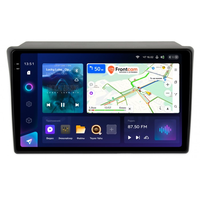 Штатная магнитола Toyota Hilux Surf VI 1995-2002 Teyes CC3 2K 10.36 дюймов 4/64 RM-1084 на Android 10 (4G-SIM, DSP, QLed)