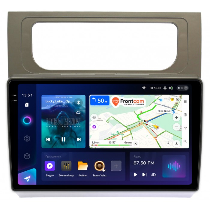 Штатная магнитола Volkswagen Touran II 2010-2015 Teyes CC3 2K 10.36 дюймов 6/128 RM-10-1161 на Android 10 (4G-SIM, DSP, QLed)