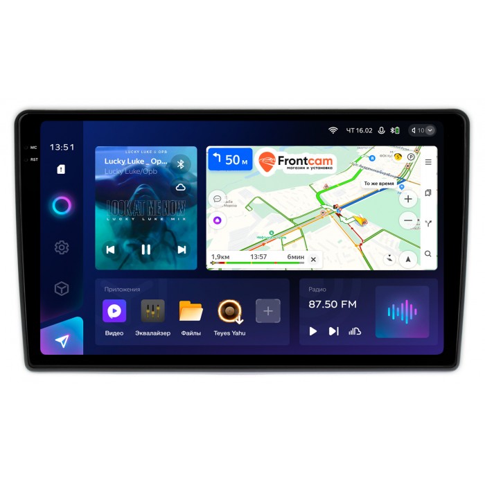 Штатная магнитола Toyota Ist 2001-2007 Teyes CC3 2K 10.36 дюймов 6/128 RM-10-1183 на Android 10 (4G-SIM, DSP, QLed)