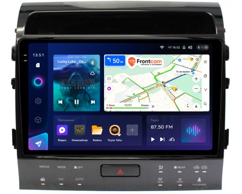 Toyota Land Cruiser 200 2013-2015 для авто с NAVI (Тип2) Teyes CC3 2K 10.36 дюймов 6/128 RM-10-1202 на Android 10 (4G-SIM, DSP, QLed)