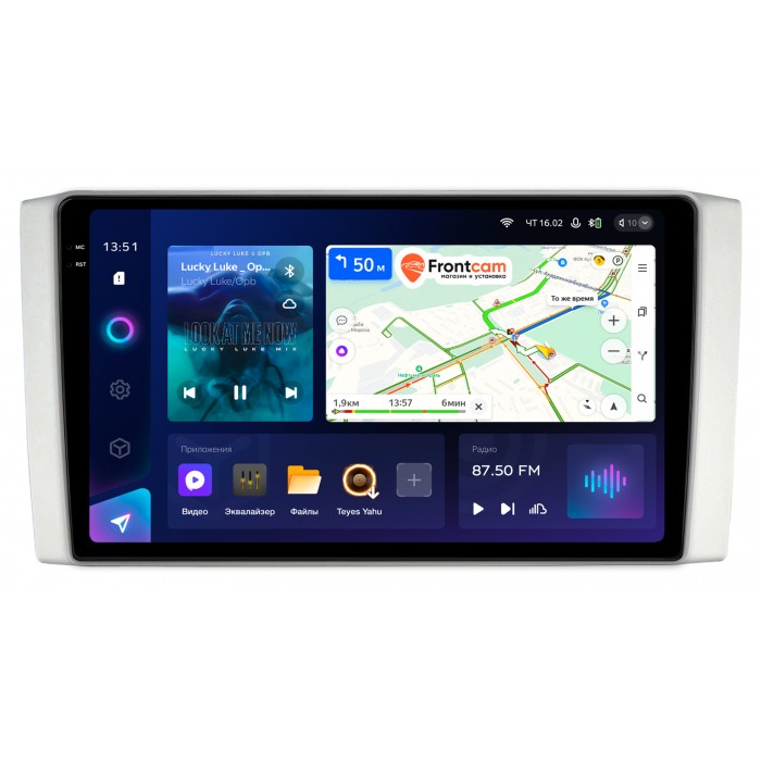 Штатная магнитола Foton Tunland (2011-2018) Teyes CC3 2K 10.36 дюймов 6/128 RM-10-1212 на Android 10 (4G-SIM, DSP, QLed)