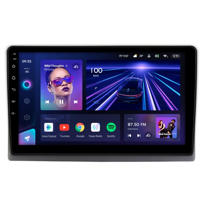 Штатная магнитола Mazda Biante (2008-2018) Teyes CC3 2K 10.36 дюймов 6/128 RM-10-1292 на Android 10 (4G-SIM, DSP, QLed)