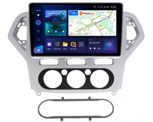 Ford Mondeo IV 2007-2010 (серебро) Teyes CC3 2K 10.36 дюймов 6/128 RM-1017 на Android 10 (4G-SIM, DSP, QLed)