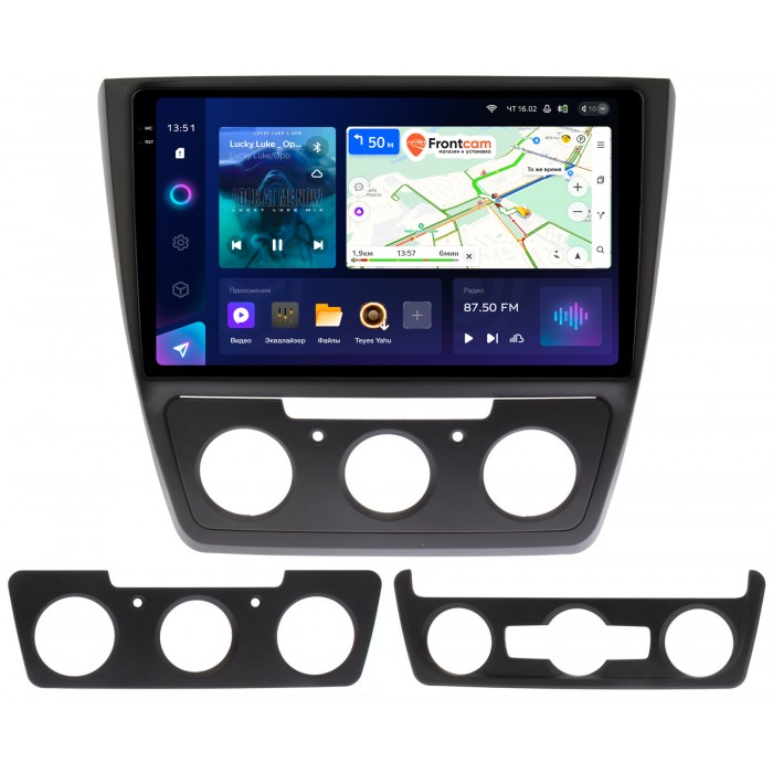 Штатная магнитола Skoda Yeti I 2009-2017 Teyes CC3 2K 10.36 дюймов 6/128 RM-1023 на Android 10 (4G-SIM, DSP, QLed)
