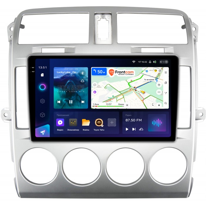 Штатная магнитола Kia Carnival (2002-2006) Teyes CC3 2K 9.5 дюймов 3/32 RM-9-1003 на Android 10 (4G-SIM, DSP, QLed)