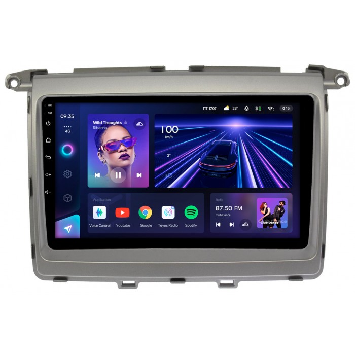 Штатная магнитола Mazda MPV 2006-2016 Teyes CC3 2K 9.5 дюймов 3/32 RM-9-1261 на Android 10 (4G-SIM, DSP, QLed)