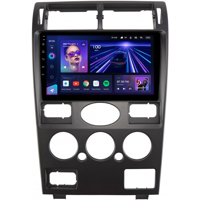 Штатная магнитола Ford Mondeo III 2000-2003 (седан) Teyes CC3 2K 9.5 дюймов 3/32 RM-9-1281 на Android 10 (4G-SIM, DSP, QLed)