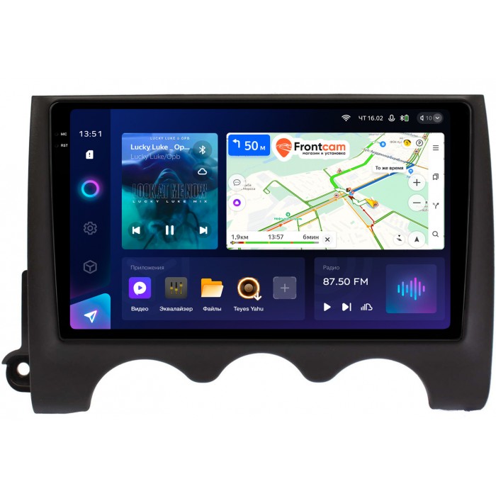 Штатная магнитола Mitsubishi Pajero Mini II 2008-2012 Teyes CC3 2K 9.5 дюймов 3/32 RM-9-1737 на Android 10 (4G-SIM, DSP, QLed)