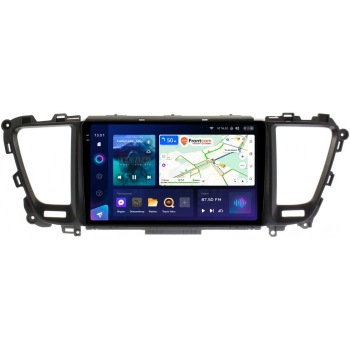 Штатная магнитола Kia Carnival 3 (2014-2021) Teyes CC3 2K 9.5 дюймов 3/32 RM-9-520 на Android 10 (4G-SIM, DSP, QLed)