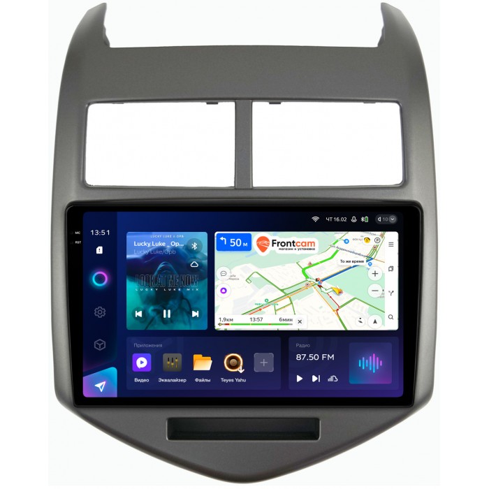 Штатная магнитола Chevrolet Aveo 2 (2011-2020) Teyes CC3 2K 9.5 дюймов 3/32 RM-9009 на Android 10 (4G-SIM, DSP, QLed)