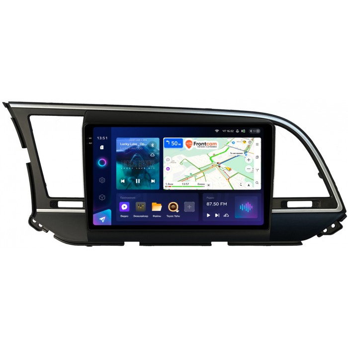 Штатная магнитола Hyundai Elantra 6 (AD) (2015-2019) Teyes CC3 2K 9.5 дюймов 3/32 RM-9026 для авто с камерой на Android 10 (4G-SIM, DSP, QLed)