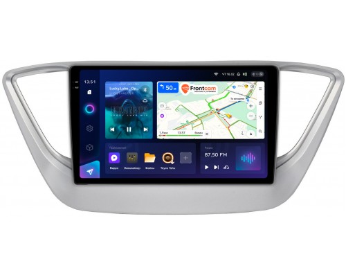 Hyundai Solaris II 2017-2020, 2020-2022 (для авто без экрана) Teyes CC3 2K 9.5 дюймов 3/32 RM-9039 на Android 10 (4G-SIM, DSP, QLed)