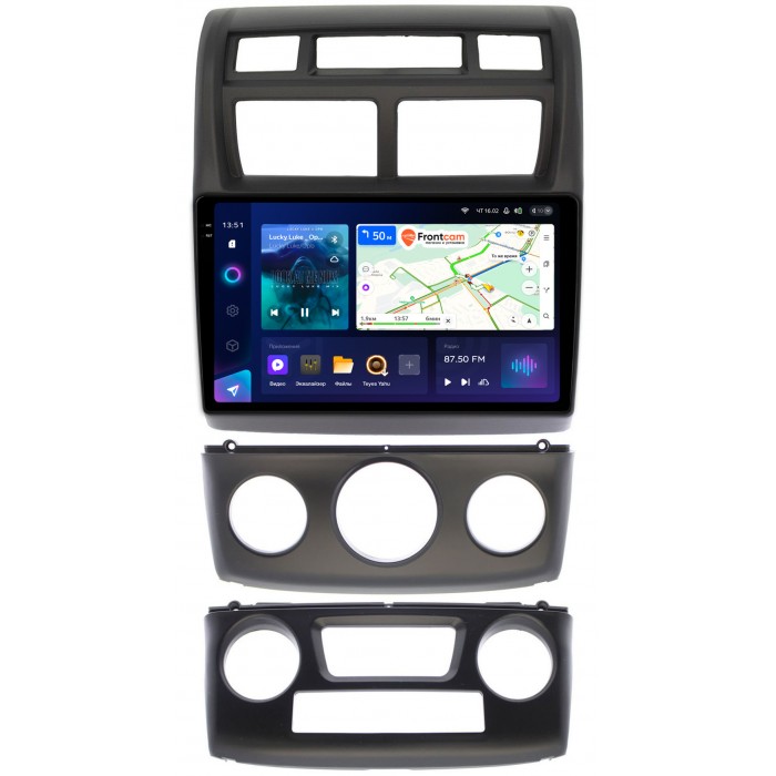 Штатная магнитола Kia Sportage II 2008-2010 Teyes CC3 2K 9.5 дюймов 3/32 RM-9049 на Android 10 (4G-SIM, DSP, QLed)