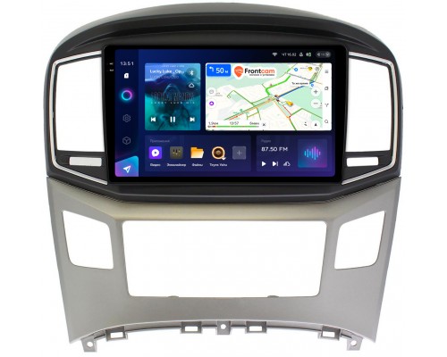 Hyundai H1 2, Grand Starex (2015-2021) (серебро) Teyes CC3 2K 9.5 дюймов 3/32 RM-9097 на Android 10 (4G-SIM, DSP, QLed)