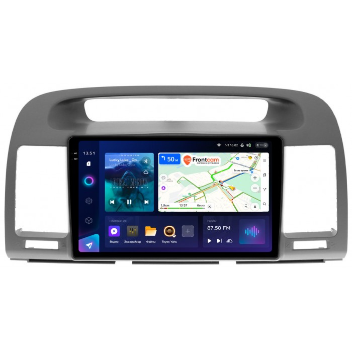 Штатная магнитола Toyota Camry XV30 (2001-2006) Teyes CC3 2K 9.5 дюймов 3/32 RM-9105 на Android 10 (4G-SIM, DSP, QLed)