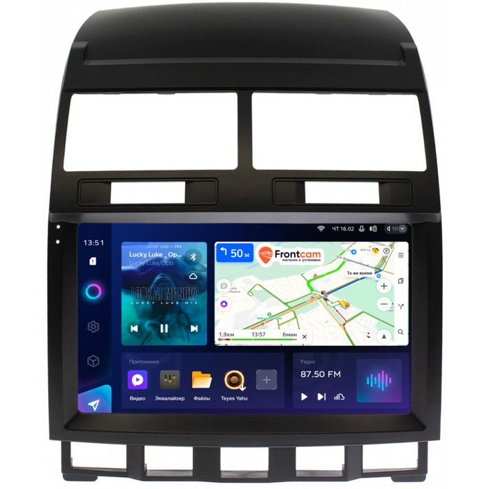 Штатная магнитола Volkswagen Touareg 2002-2010 Teyes CC3 2K 9.5 дюймов 3/32 RM-9195 на Android 10 (4G-SIM, DSP, QLed)
