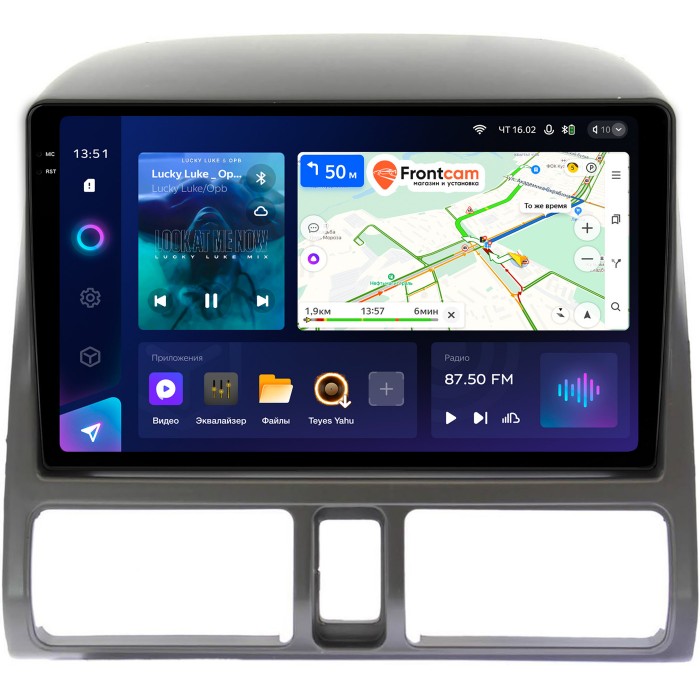 Штатная магнитола Honda CR-V 2 (2001-2006) Teyes CC3 2K 9.5 дюймов 3/32 RM-9204 на Android 10 (4G-SIM, DSP, QLed)
