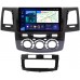 Штатная магнитола Toyota Hilux VII, Fortuner I 2005-2015 Teyes CC3 2K 9.5 дюймов 3/32 RM-9414 на Android 10 (4G-SIM, DSP, QLed)