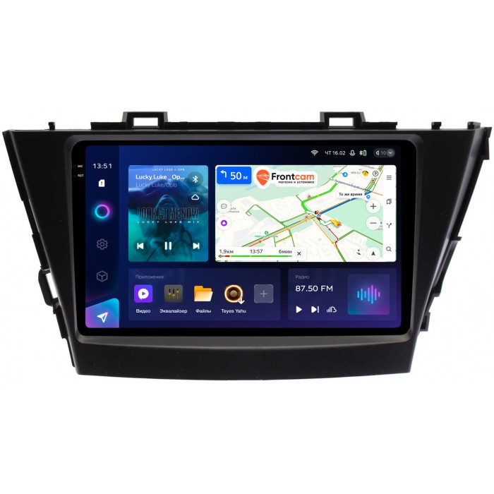 Штатная магнитола Toyota Prius v (+) (2011-2014) Teyes CC3 2K 9.5 дюймов 3/32 RM-9433 на Android 10 (4G-SIM, DSP, QLed)