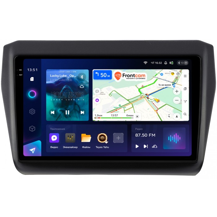 Штатная магнитола Suzuki Swift V 2016-2022 Teyes CC3 2K 9.5 дюймов 4/64 RM-9-4875 на Android 10 (4G-SIM, DSP, QLed)