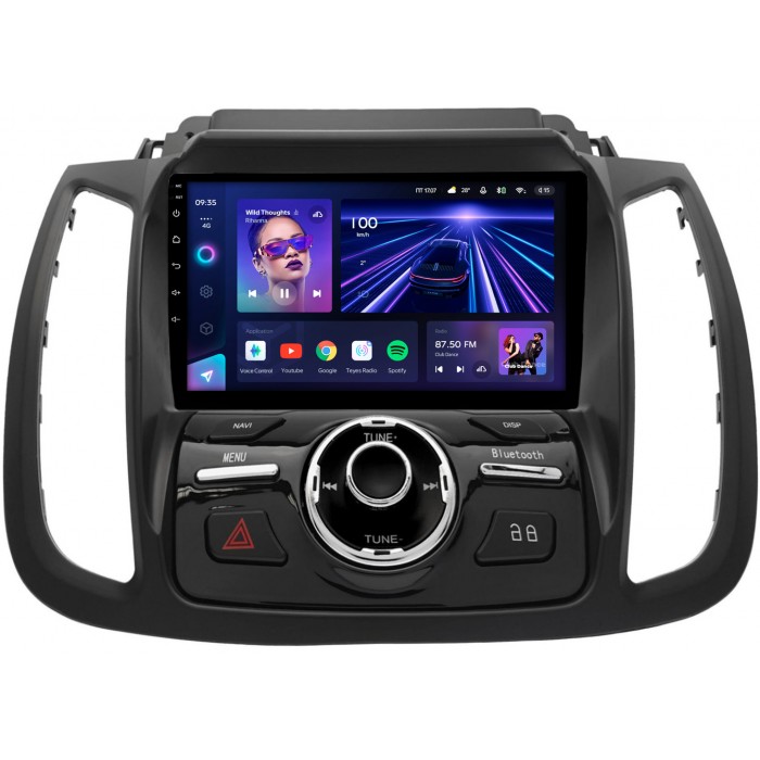 Штатная магнитола Ford C-Max 2, Escape 3, Kuga 2 (2012-2019) Teyes CC3 2K 9.5 дюймов 4/64 RM-9-6225 на Android 10 (4G-SIM, DSP, QLed)