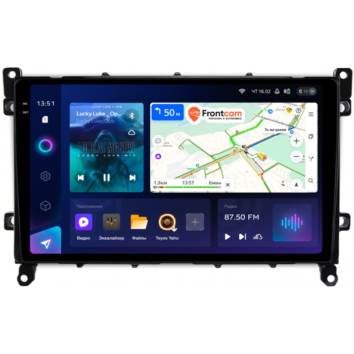 Штатная магнитола Toyota Prius IV (XW50) 2018-2022 рестайлинг Teyes CC3 2K 9.5 дюймов 4/64 RM-9-TO380N на Android 10 (4G-SIM, DSP, QLed)