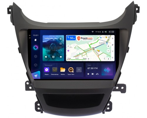 Hyundai Elantra 5 (MD) (2013-2016) Teyes CC3 2K 9.5 дюймов 4/64 RM-9024 для авто с камерой на Android 10 (4G-SIM, DSP, QLed)