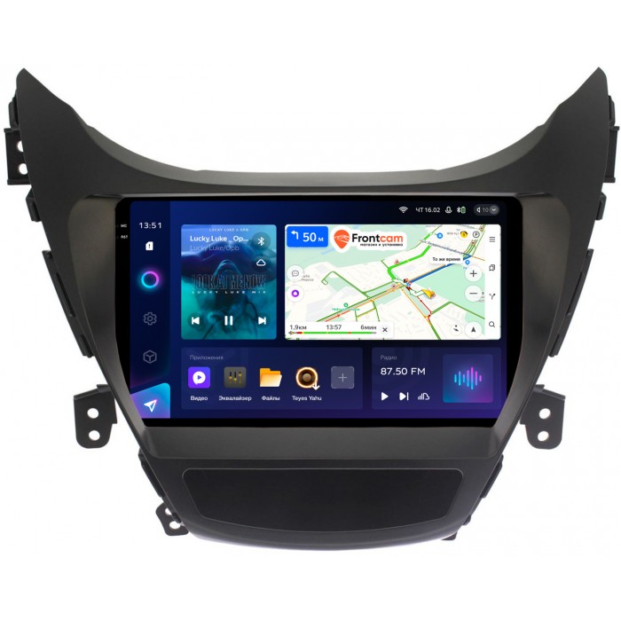 Штатная магнитола Hyundai Elantra 5 (MD) (2010-2014) Teyes CC3 2K 9.5 дюймов 4/64 RM-9113 на Android 10 (4G-SIM, DSP, QLed)