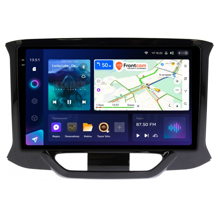 Штатная магнитола Lada Xray 2015-2022 Teyes CC3 2K 9.5 дюймов 4/64 RM-9153 на Android 10 (4G-SIM, DSP, QLed)