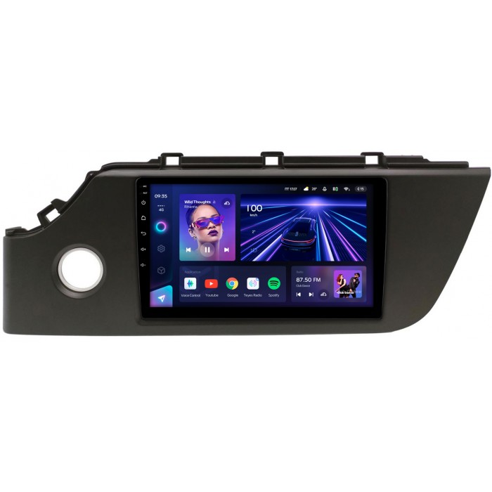 Штатная магнитола Kia Rio IV, Rio X 2020-2022 (матовая) Teyes CC3 2K 9.5 дюймов 4/64 RM-9493 на Android 10 (4G-SIM, DSP, QLed)