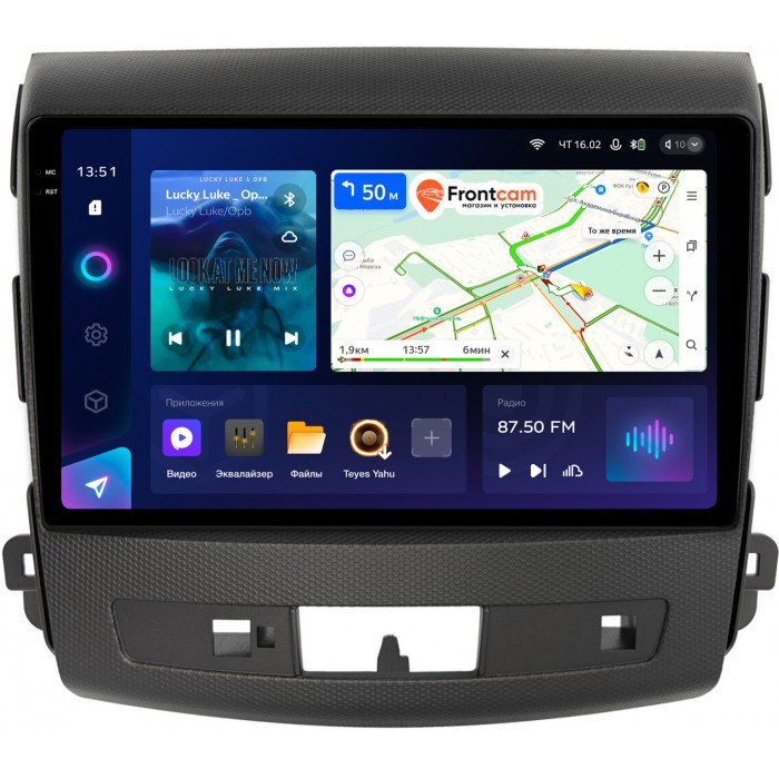 Штатная магнитола Citroen C-Crosser (2007-2013) Teyes CC3 2K 9.5 дюймов 6/128 RM-9-004-1 без Rockford на Android 10 (4G-SIM, DSP, QLed)