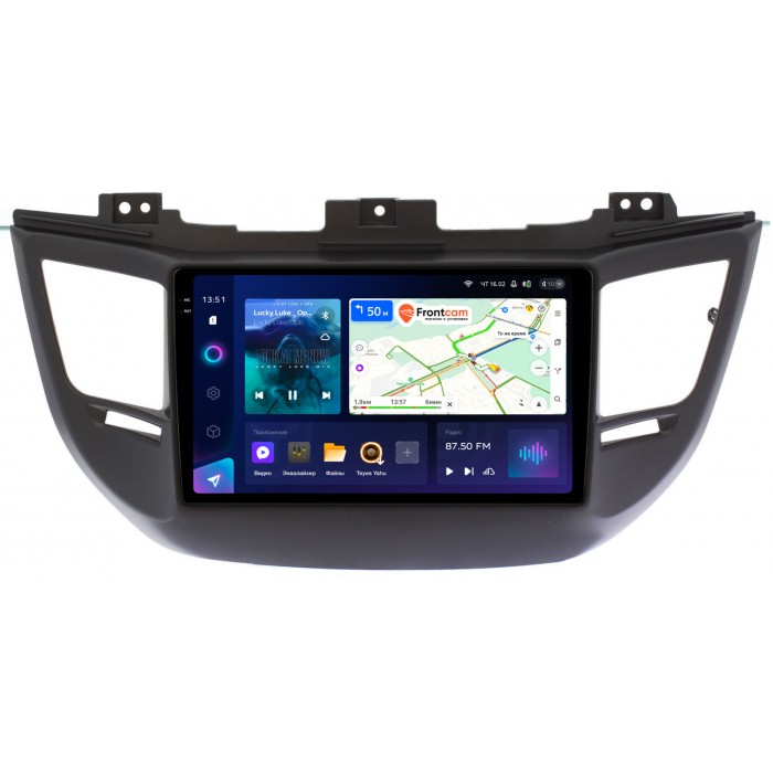 Штатная магнитола Hyundai Tucson III 2015-2018 Teyes CC3 2K 9.5 дюймов 6/128 RM-9-064 на Android 10 (4G-SIM, DSP, QLed) для авто без камеры