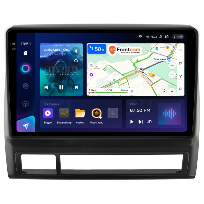 Штатная магнитола Toyota Tacoma II 2004-2011 (матовая) Teyes CC3 2K 9.5 дюймов 6/128 RM-9-114 на Android 10 (4G-SIM, DSP, QLed)