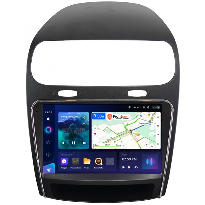 Штатная магнитола Dodge Journey I 2011-2020 Teyes CC3 2K 9.5 дюймов 6/128 RM-9-1171 на Android 10 (4G-SIM, DSP, QLed)