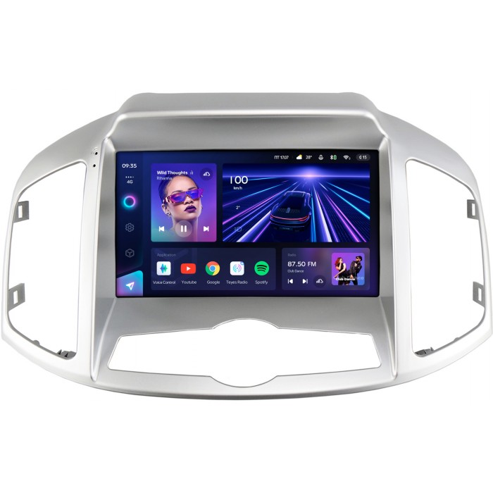 Штатная магнитола Chevrolet Captiva (2011-2016) Teyes CC3 2K 9.5 дюймов 6/128 RM-9-1393 на Android 10 (4G-SIM, DSP, QLed)