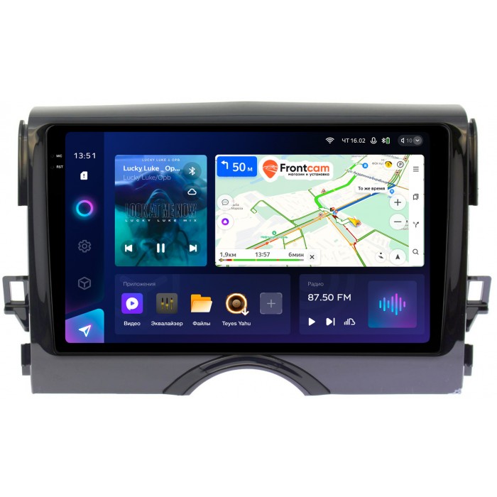 Штатная магнитола Toyota Mark X 2009-2019 Teyes CC3 2K 9.5 дюймов 6/128 RM-9-168 на Android 10 (4G-SIM, DSP, QLed)