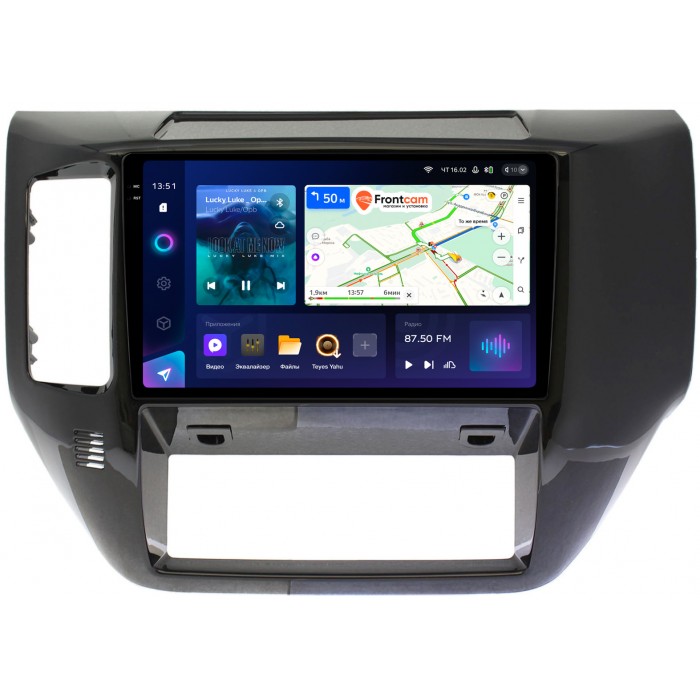 Штатная магнитола Nissan Patrol V (Y61) 2004-2010 Teyes CC3 2K 9.5 дюймов 6/128 RM-9-239 на Android 10 (4G-SIM, DSP, QLed)